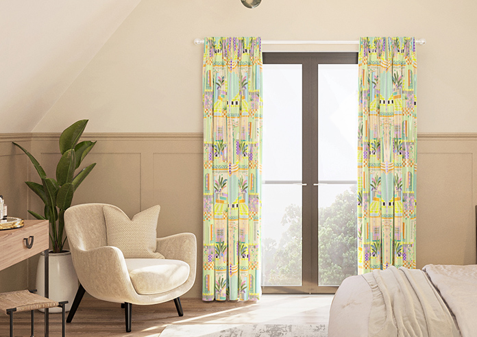 Chatelaine, Enviable Green - Made To Measure Curtains - Image 3